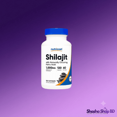Nutricost Shilajit 1,000mg with Naturally Occurring Fulvic Acid (120 Capsules, 60 Servings)