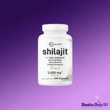 Micro Ingredients Shilajit 11-in-1 3000mg – with Maca, Tongkat Ali, Panax Ginseng (240 Capsules)