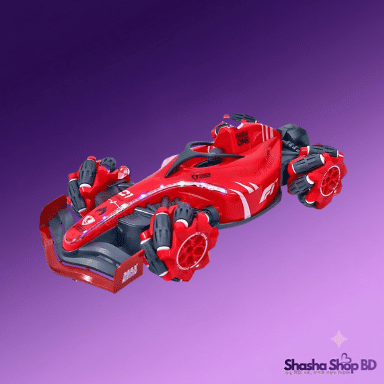 F1 Racing Remote Control Stunt Car – 2.4GHz with 360° Rotating Rubber Tires