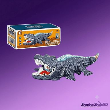 Rong Xian YI Electric Crocodile Toy – Music, Light & Walking Action for Kids