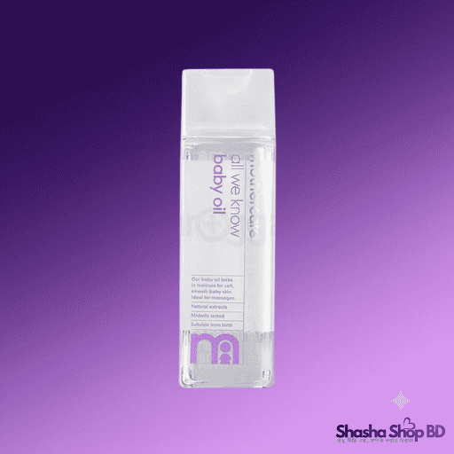 Mothercare All We Know Baby Oil 300ml - Olive & Chamomile Extract - Shasha Shop BD