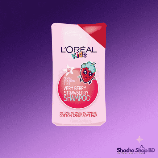 L'Oreal Kids Extra Gentle 2-in-1 Very Berry Strawberry Shampoo 250ml - Shasha Shop BD