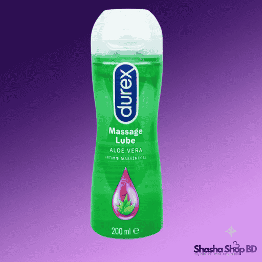 Durex Massage Lube Aloe Vera 200ml - 2-in-1 Massage Gel & Lubricant - Shasha Shop BD