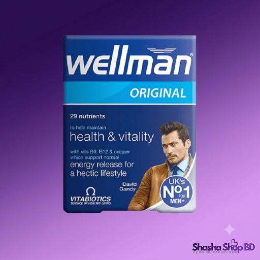 Wellman Original 30 Tablets - Vitabiotics UK's No.1 Multivitamin for Men | Shasha Shop BD