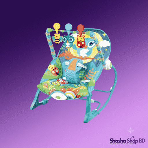 Tiibaby Infant-To-Toddler Rocker Dining Chair with Hanging Toys | Shasha Shop BD