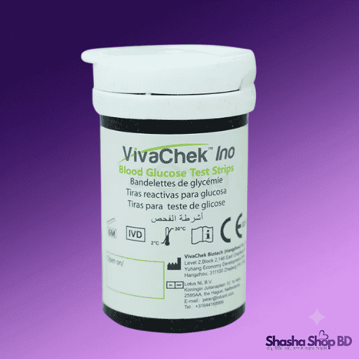 VivaChek Ino Blood Glucose Test Strips 25's Pack | Shasha Shop BD