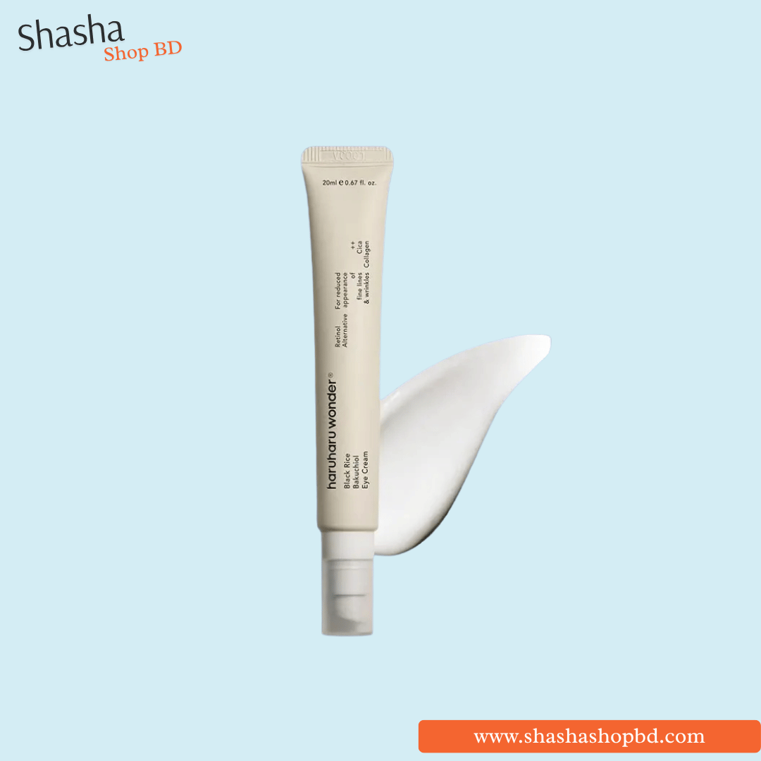 Haruharu Wonder Black Rice Bakuchiol Eye Cream 20ml | Shasha Shop BD