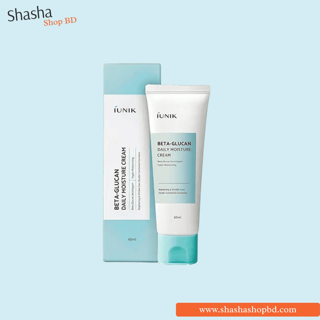 iUNIK Beta-Glucan Daily Moisture Cream 60ml | Shasha Shop BD