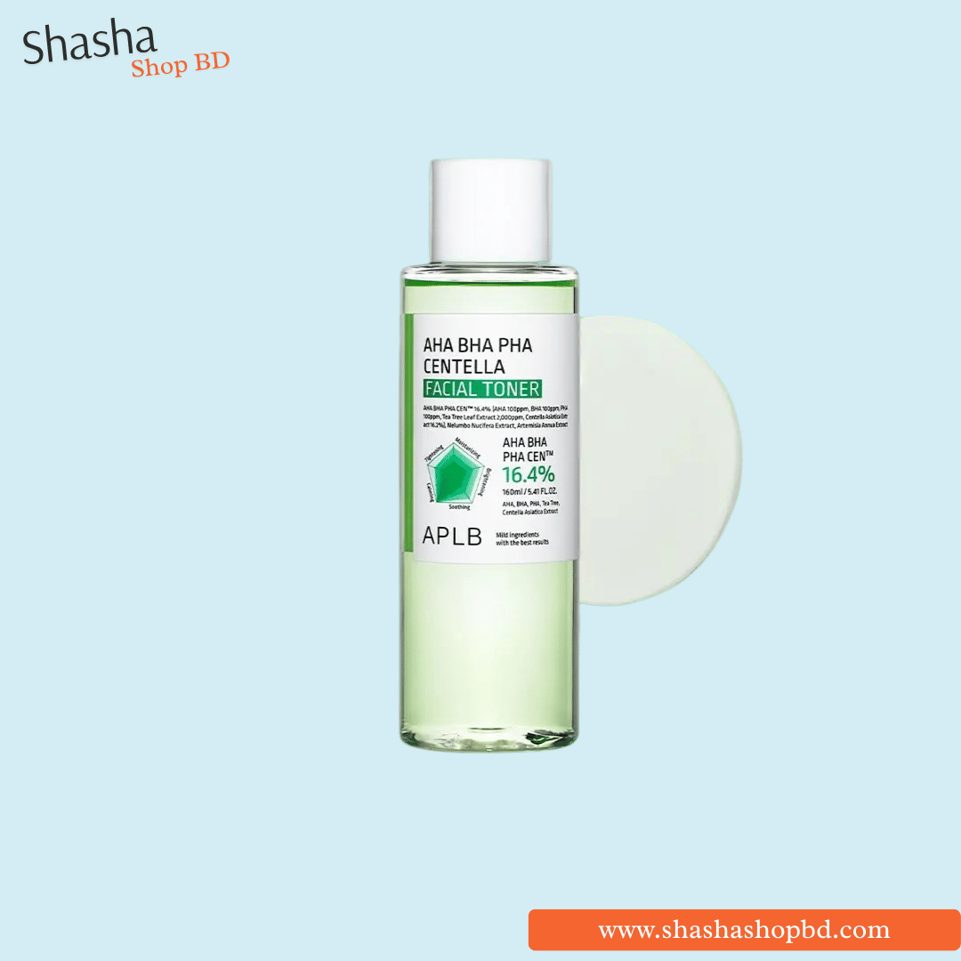 APLB AHA BHA PHA Centella Facial Toner 160ml | Shasha Shop BD
