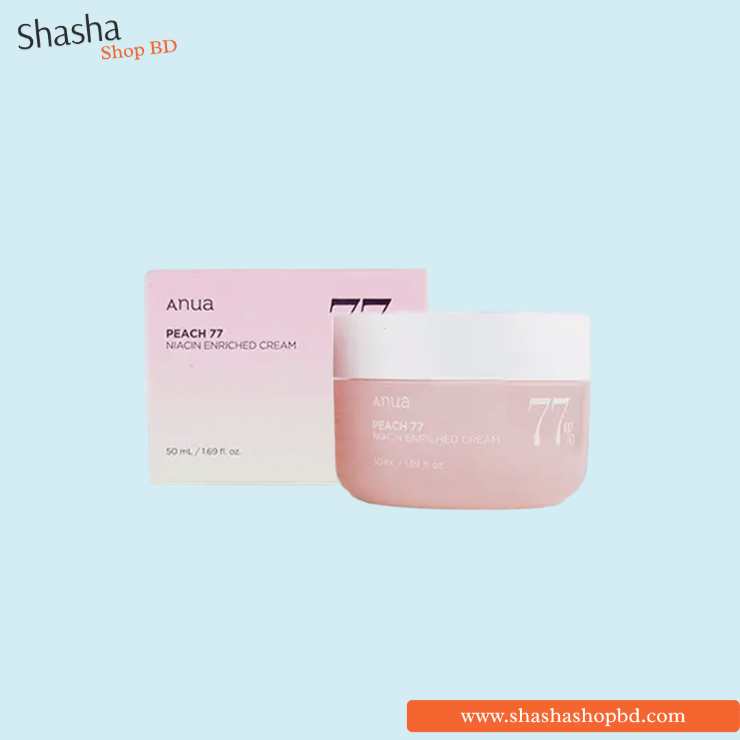 Anua Peach 77% Niacin Enriched Cream 50ml | Shasha Shop BD