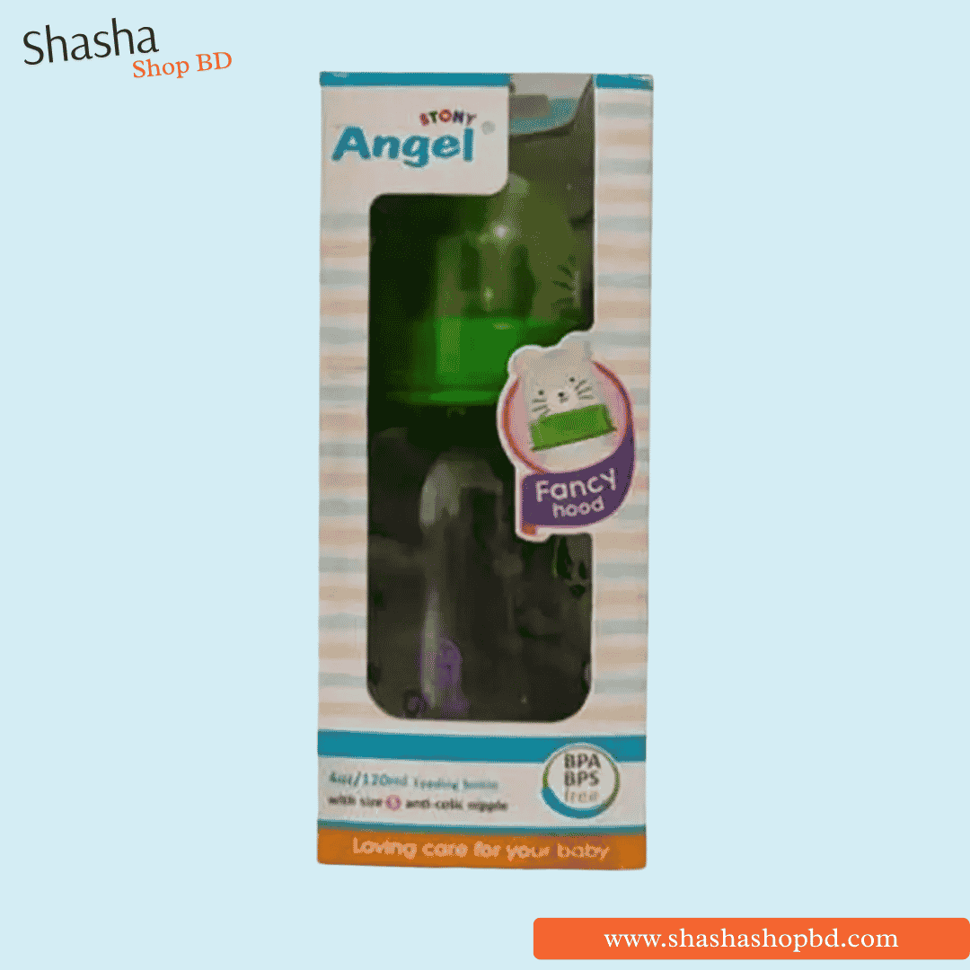 Angel Feeding Bottle 0+ Months (11001-RNA-4N2 PP) - 120ml | Shasha Shop BD