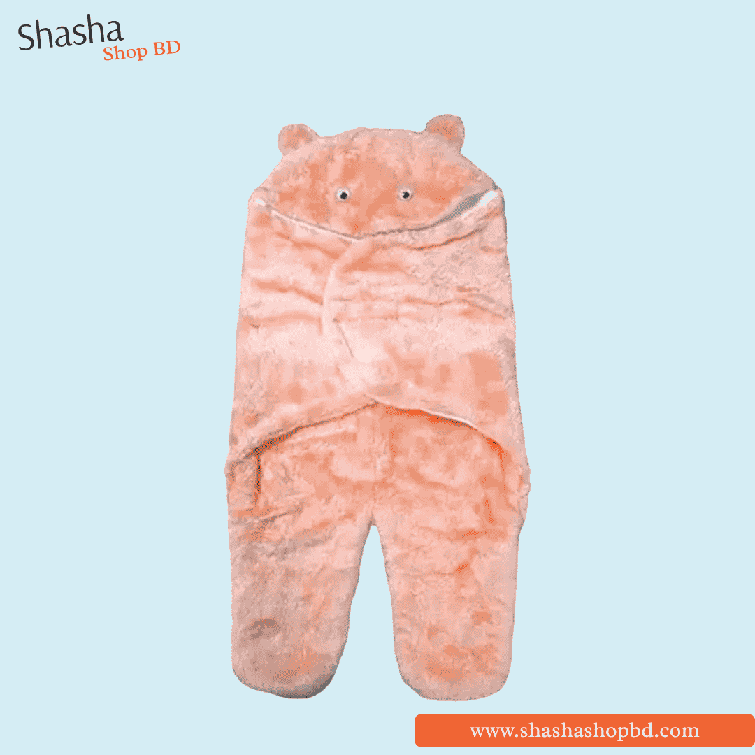 Baby Soft Wool Blanket - Peach Colour | Shasha Shop BD