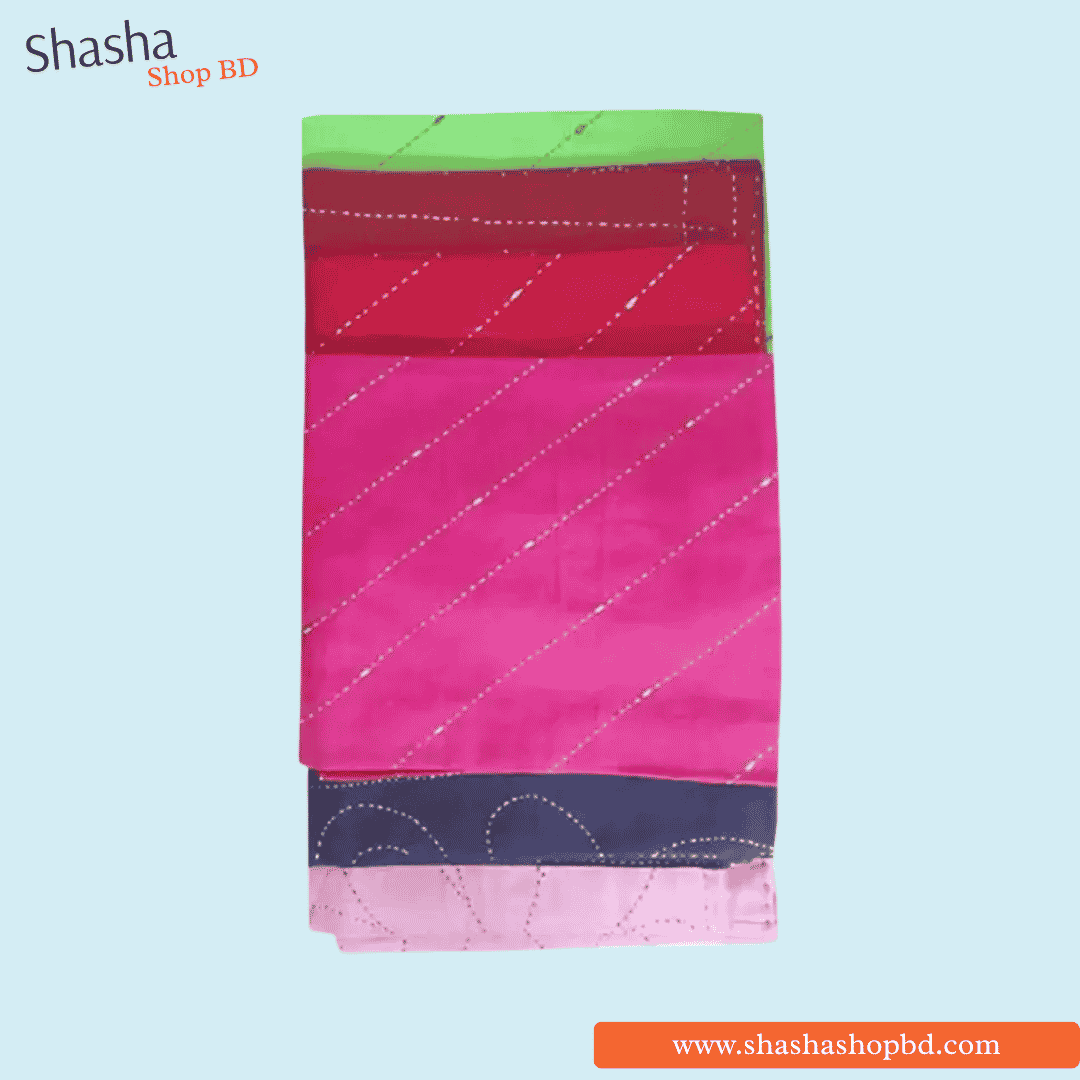 Handmade Soft Cotton Nakshi Katha For Baby - Small (6Pcs Bundle) | Shasha Shop BD