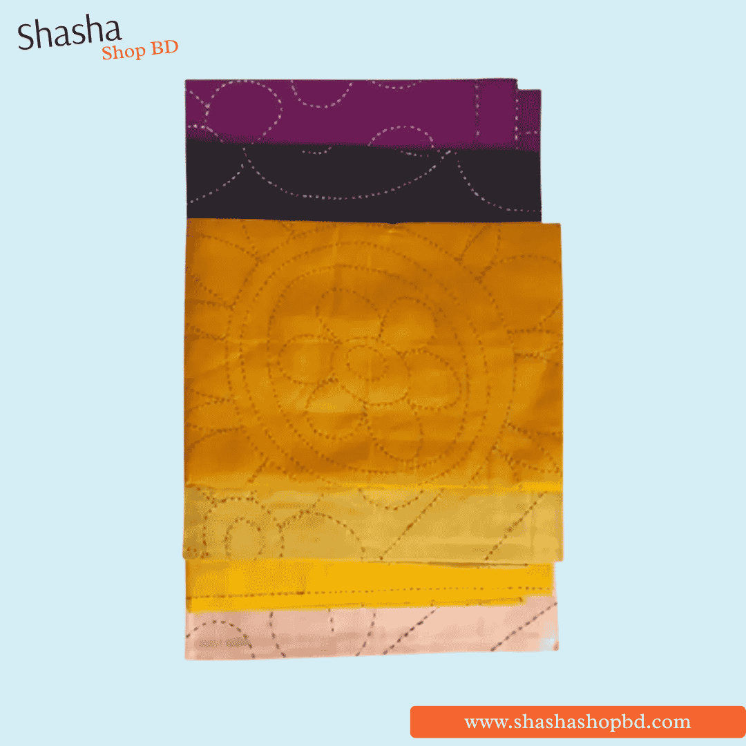 Handmade Soft Cotton Nakshi Katha For Baby - Medium (6Pcs Bundle) | Shasha Shop BD