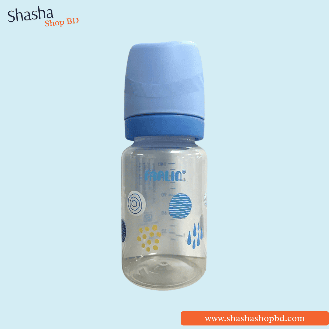 Farlin Grow With Colors Feeding Bottle 0+ Months (AB-41022) Blue - 140ml | Shasha Shop BD