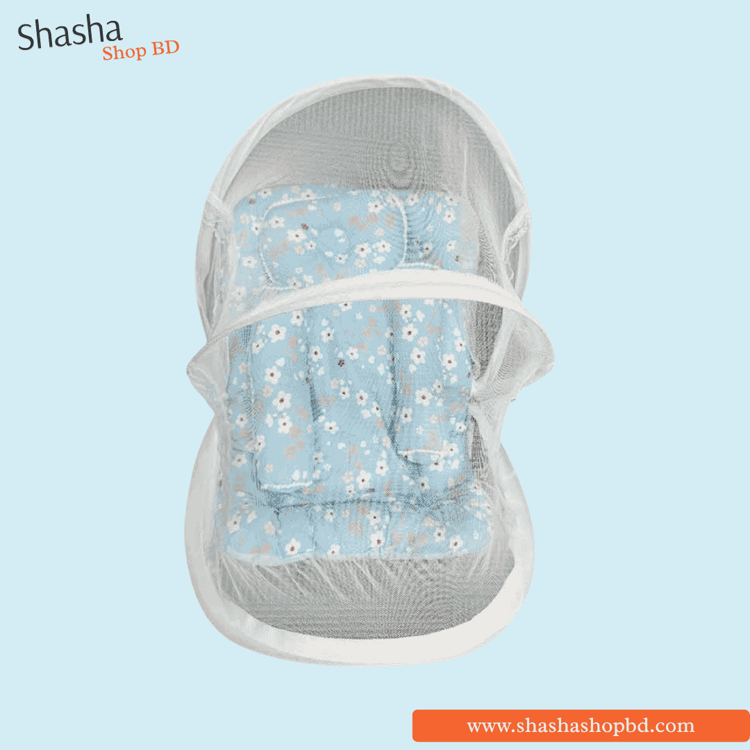 Cotton Baby Bedding Set with Mosquito Net | Shasha Shop BD