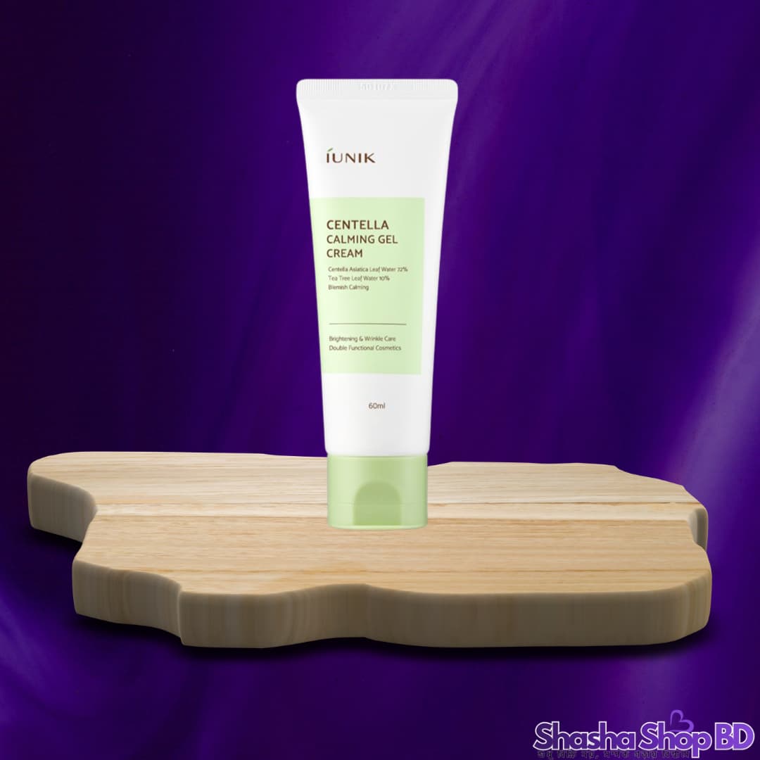 🌱iUNIK Centella Calming Gel Cream,60 ml | Shasha Shop BD