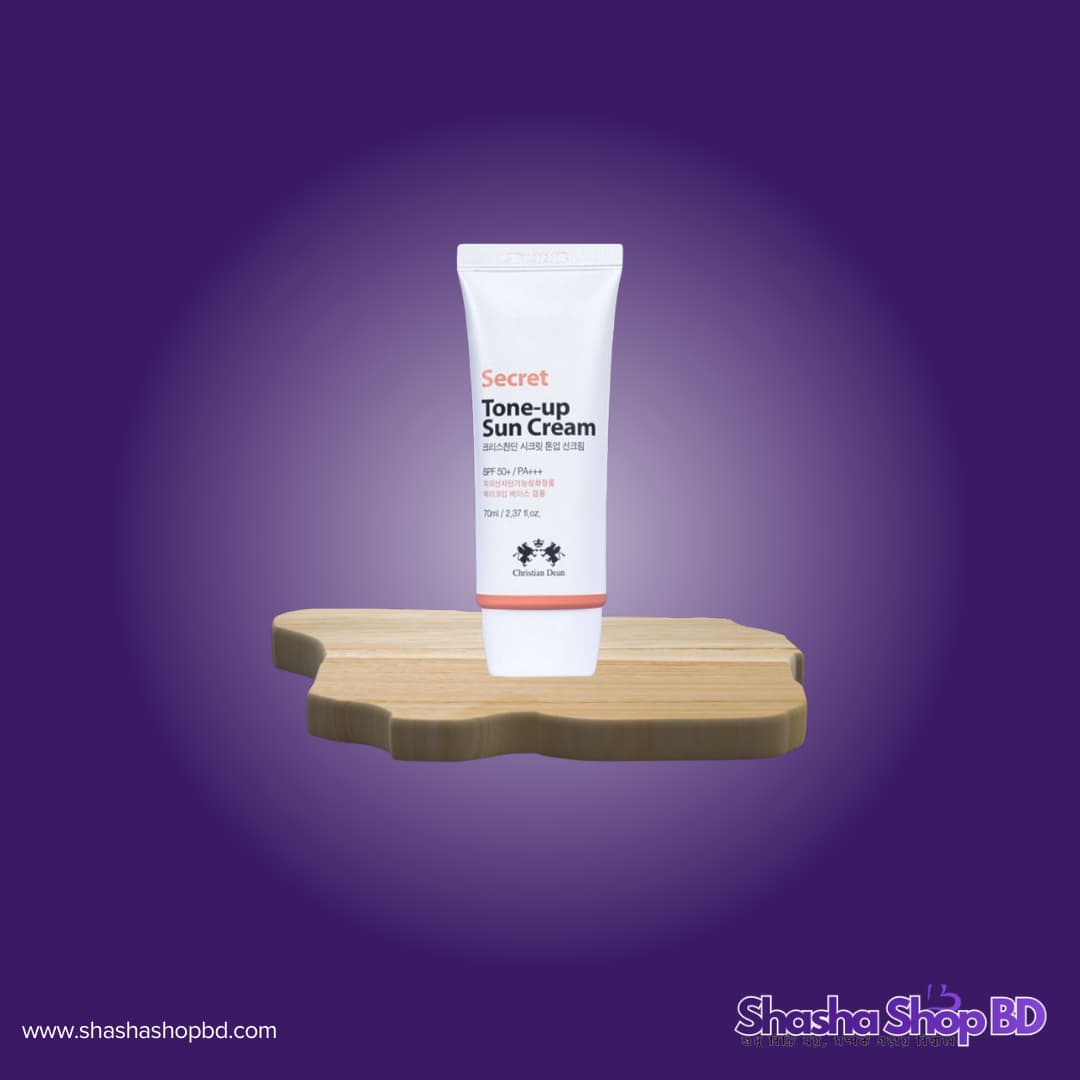 Christian Dean Secret Tone-up Sun Cream 70ml | Original Korean Sunscreen | Shasha Shop BD