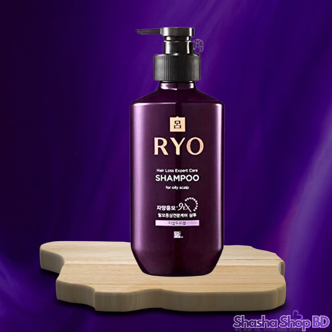 🌿 Ryo Hair Loss Expert Care Shampoo Oily Scalp 400ml | Shasha Shop BD