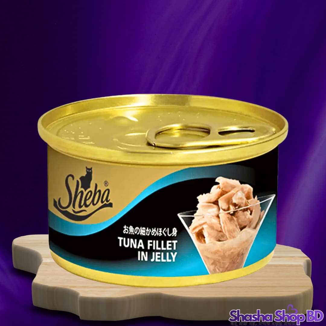 Sheba Tuna Fillet in Jelly, 85g | Shasha Shop BD