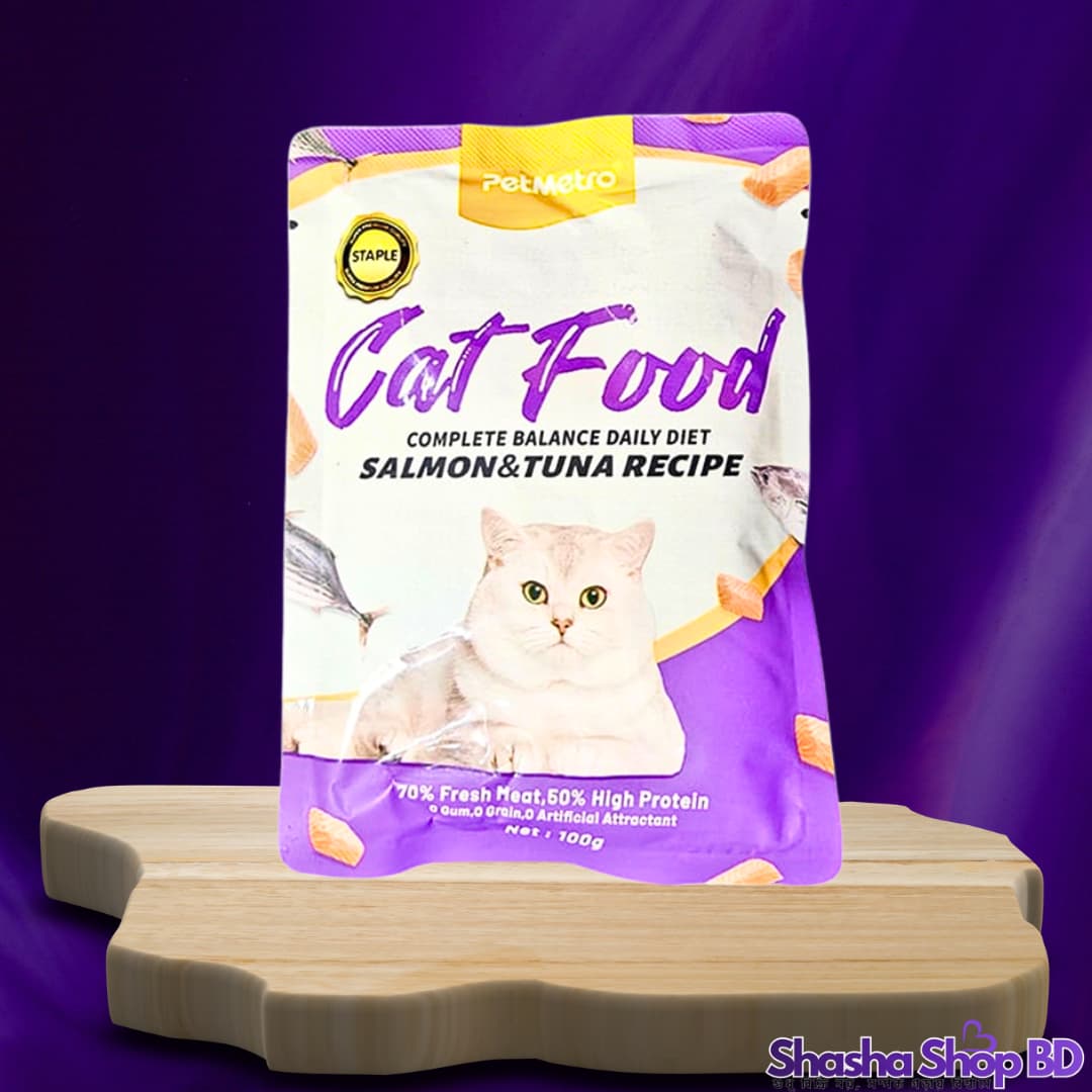 PetMetro Salmon & Tuna Recipe, 100g | Shasha Shop BD