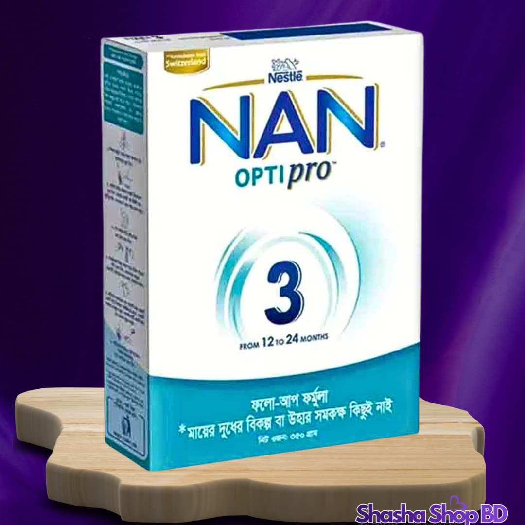 🍼 Nestle NAN 3 Optipro Follow-up Formula (12 to 24 Months) – 350g | Shasha Shop BD