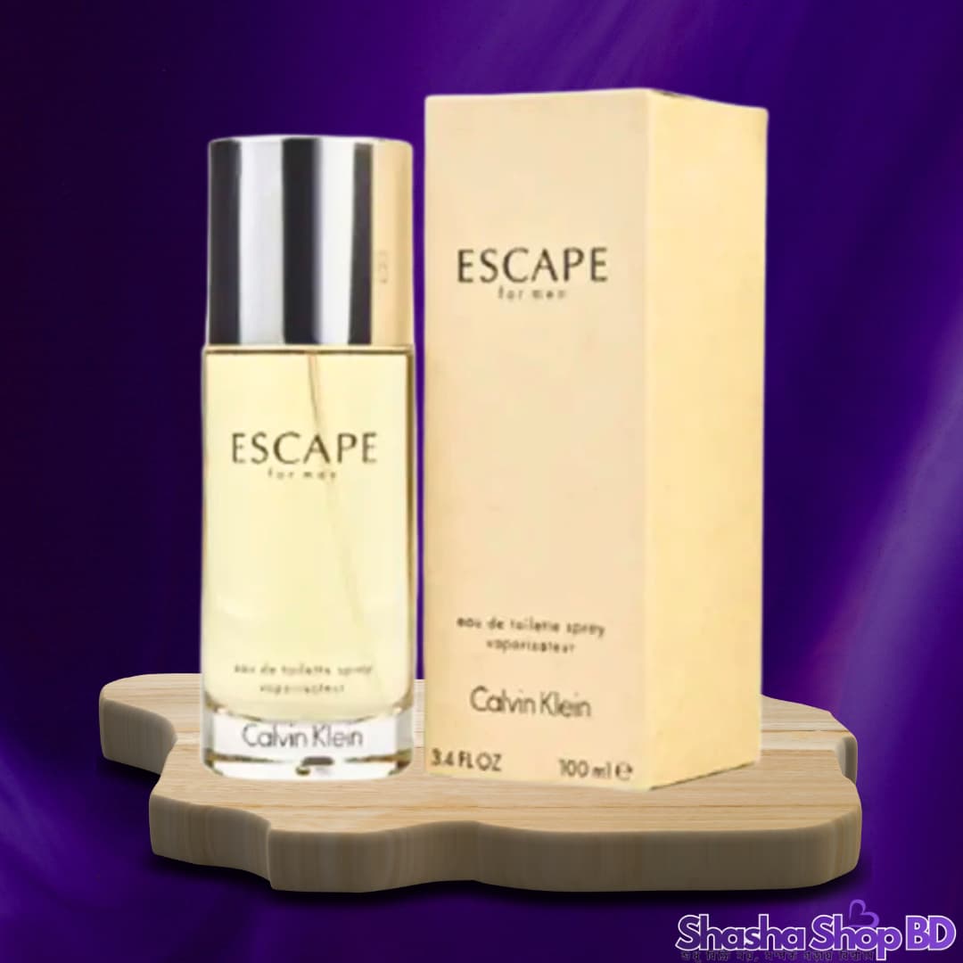 🌊 Calvin Klein Escape For Men Eau de Toilette Spray – 100ml | Shasha Shop BD