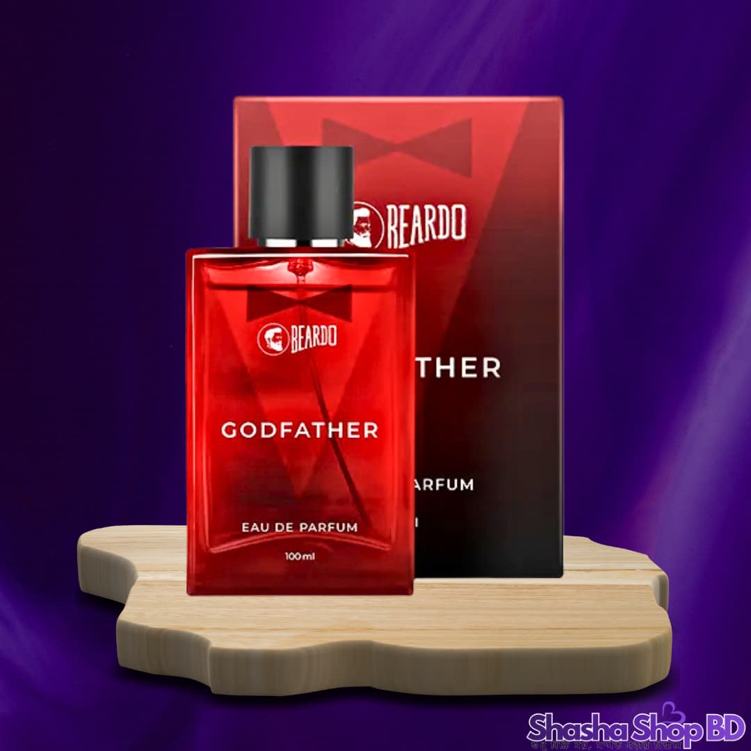 🕶️ Beardo Godfather Eau De Parfum – 100ml | Shasha Shop BD