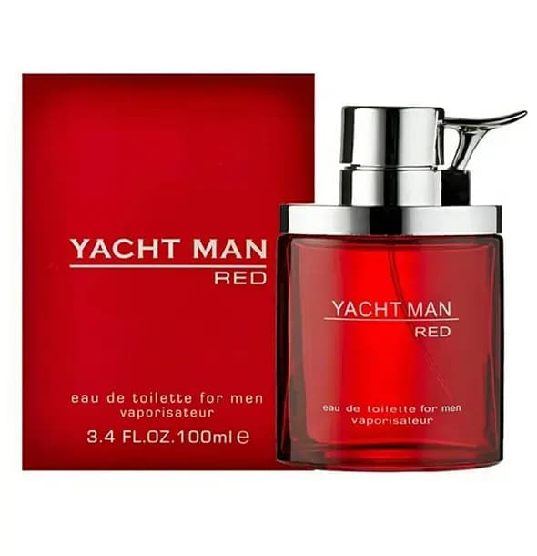 🚩 Yacht Man Red Eau de Toilette Spray for Men – 100ml | Shasha Shop BD