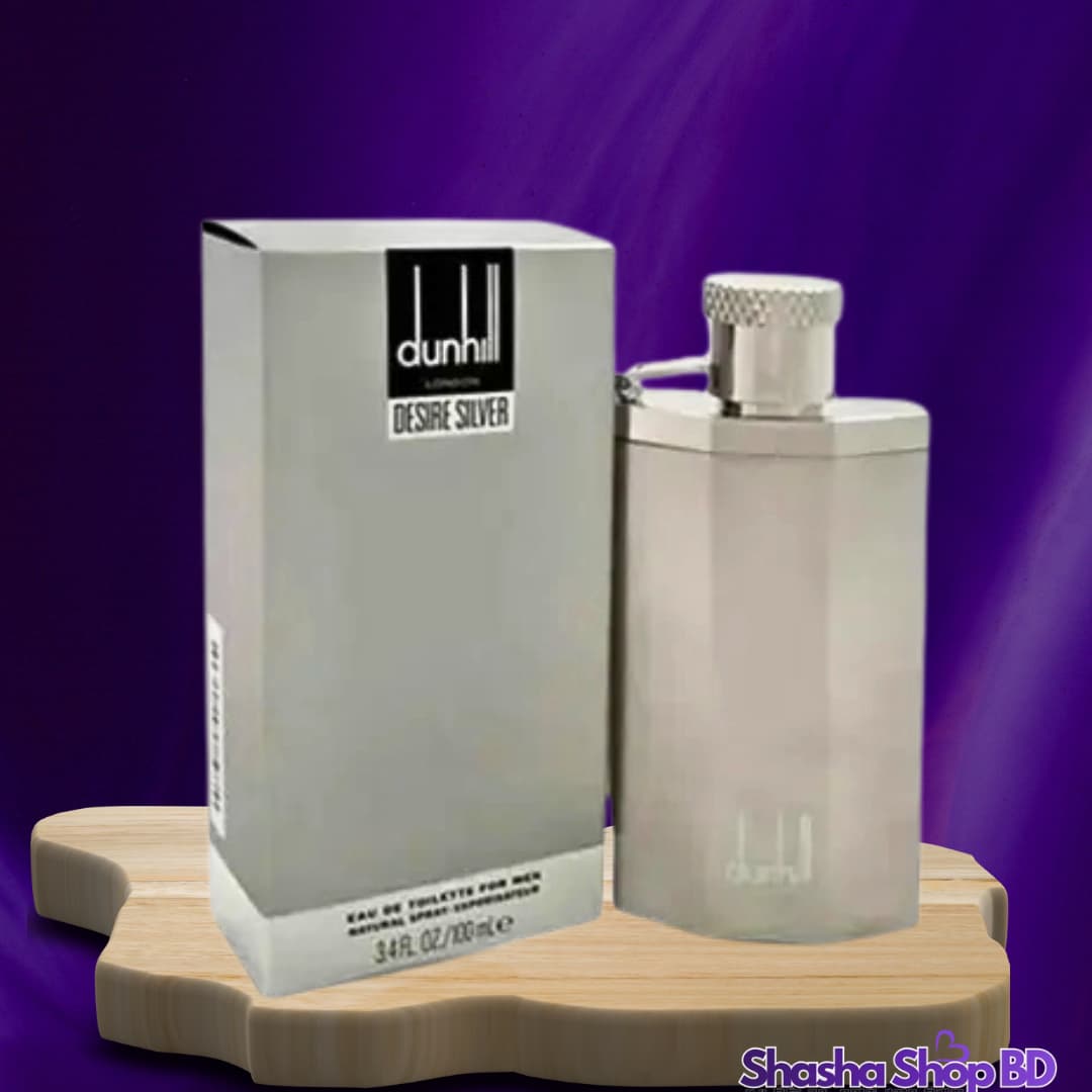 Dunhill Desire Silver EDT 100ml | ডানহিল ডিজায়ার সিলভার পারফিউম | Shasha Shop BD