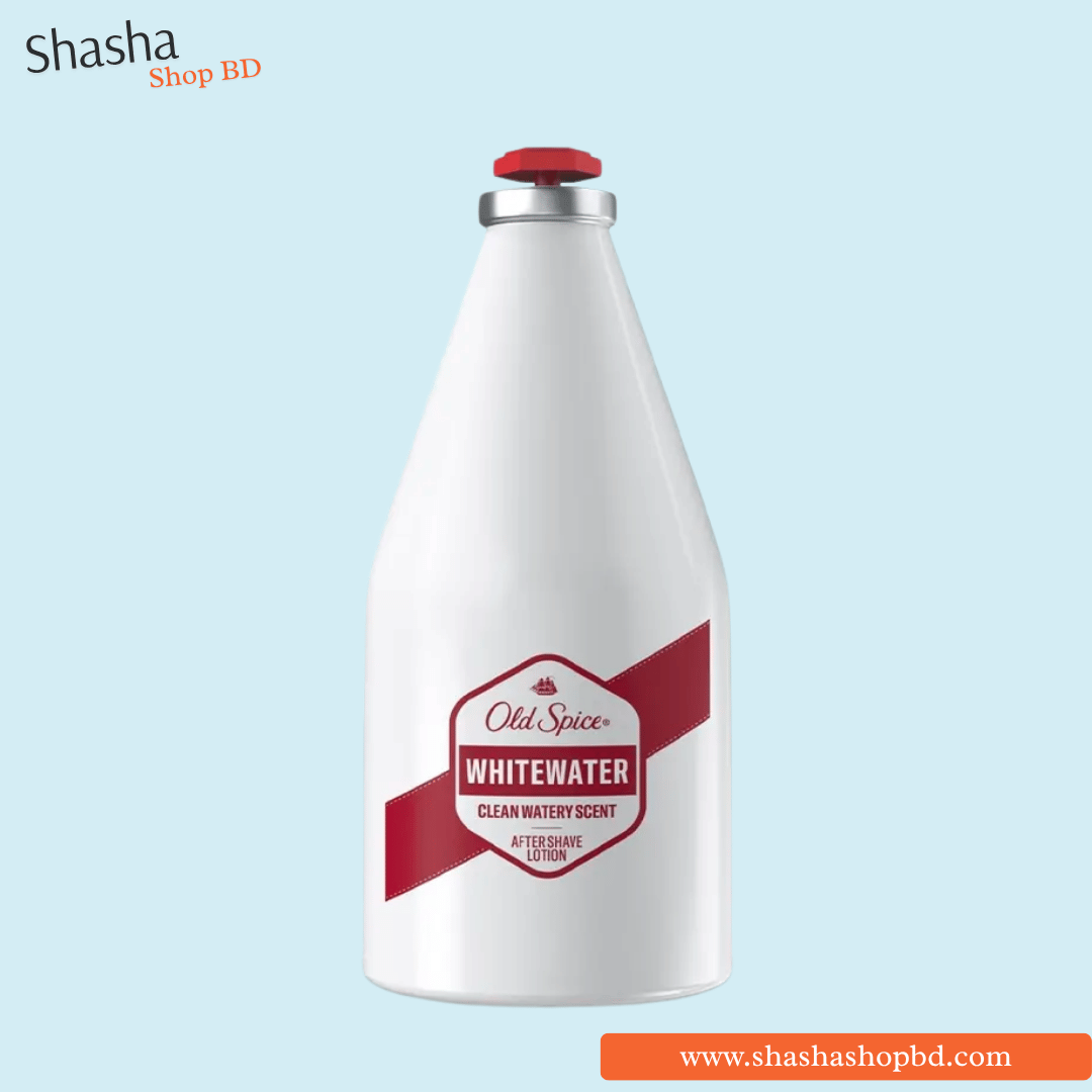 Old Spice Whitewater After Shave Lotion 100ml | ওল্ড স্পাইস আফটার শেভ | Shasha Shop BD