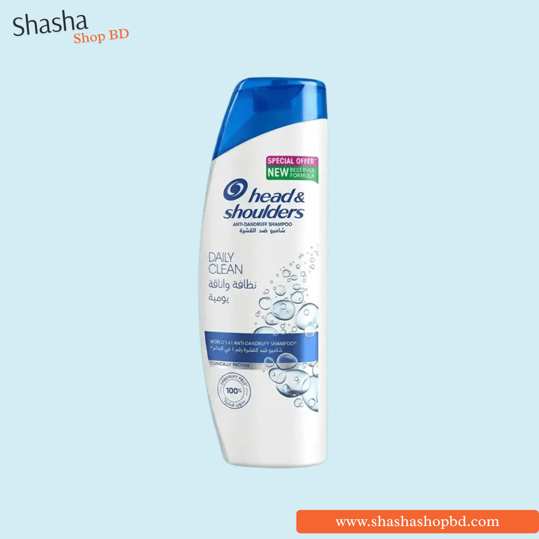 Head & Shoulders Daily Clean Shampoo 375ml | Shasha Shop BD