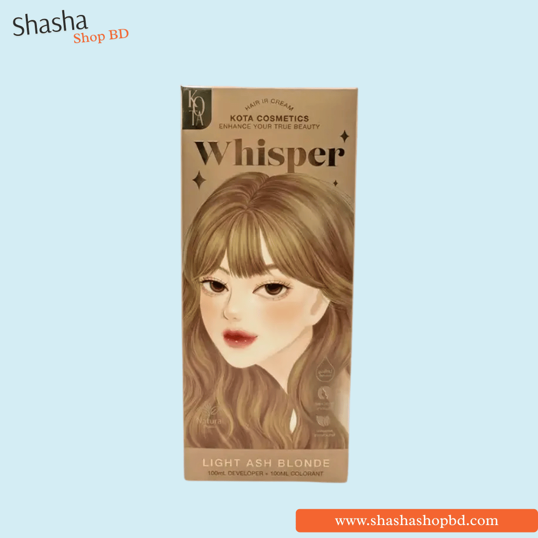 Kota Cosmetics Whisper Light Ash Blonde Hair Color | Shasha Shop BD