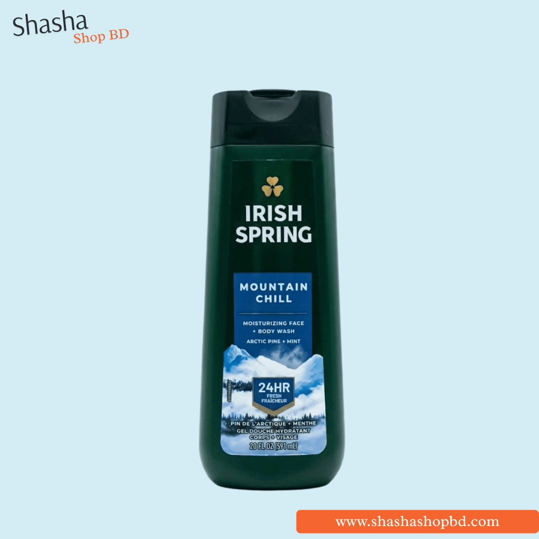 Irish Spring Mountain Chill Body Wash 591ml | Shasha Shop BD