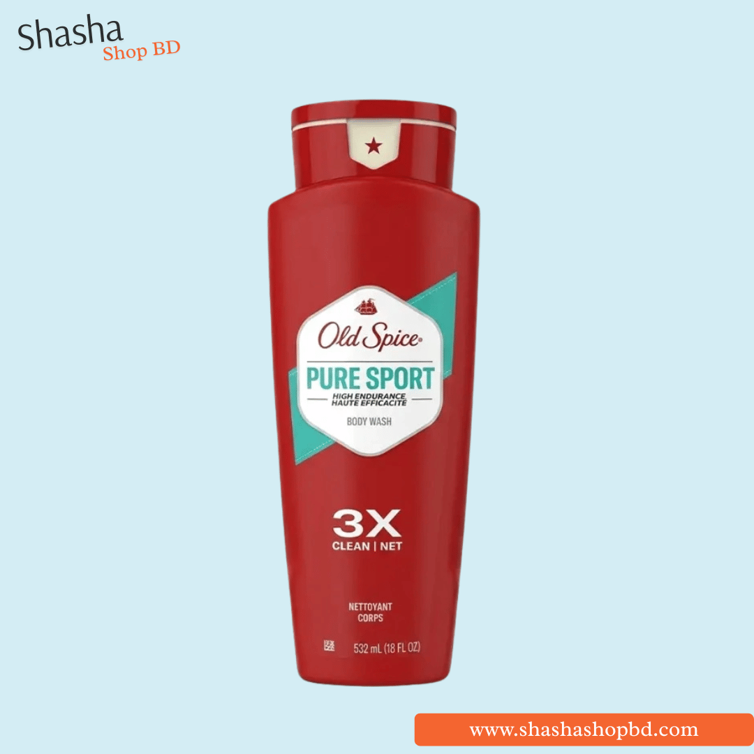 Old Spice Pure Sport Body Wash 532ml | Shasha Shop BD