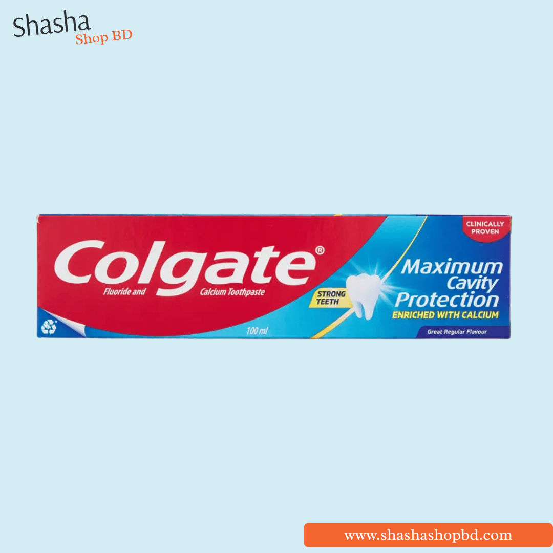 Colgate Maximum Cavity Protection Toothpaste 100ml | Shasha Shop BD