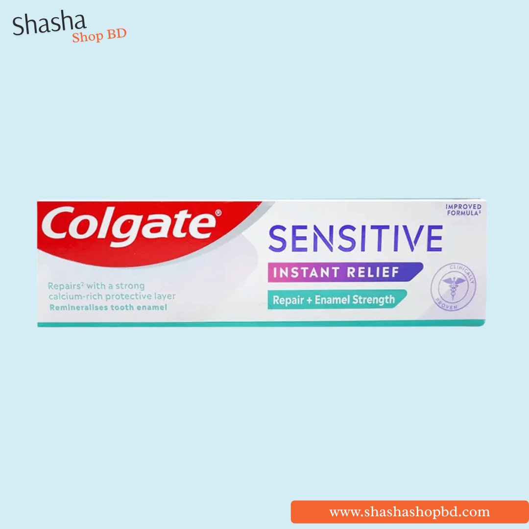 Colgate Sensitive Instant Relief Toothpaste 75ml | Shasha Shop BD