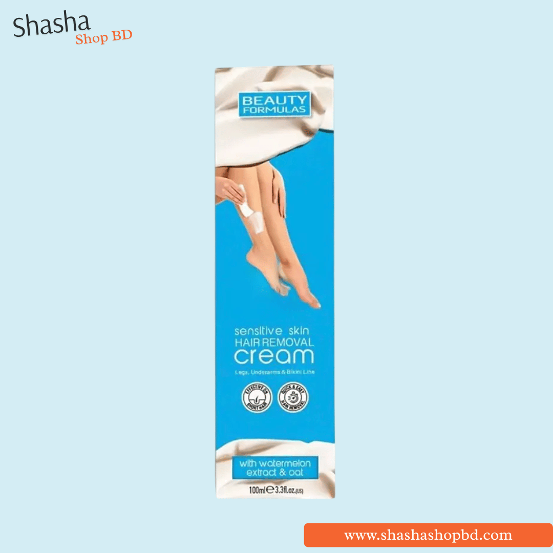 Beauty Formulas Sensitive Skin Hair Removal Cream 100ml | Shasha Shop BD