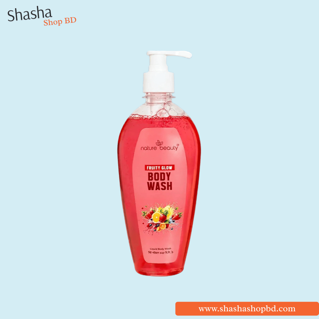 Nature Beauty Fruity Glow Body Wash 325ml | Shasha Shop BD