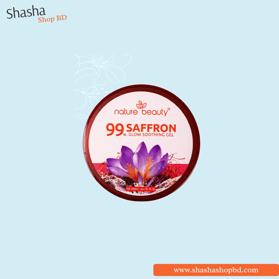 Nature Beauty 99% Saffron Glow Soothing Gel 250ml | Shasha Shop BD