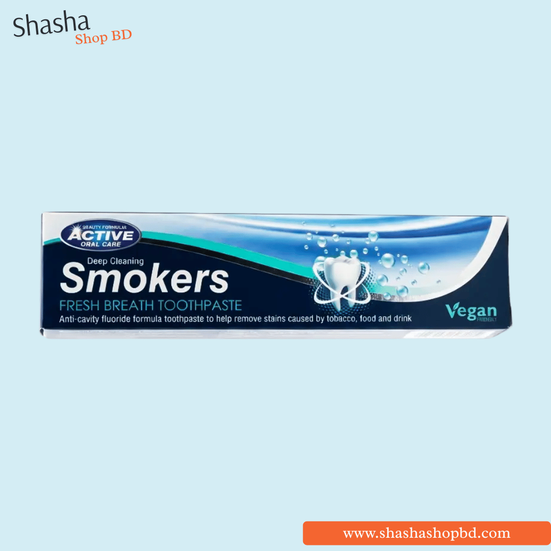 Beauty Formulas Smokers Toothpaste 100ml | Shasha Shop BD