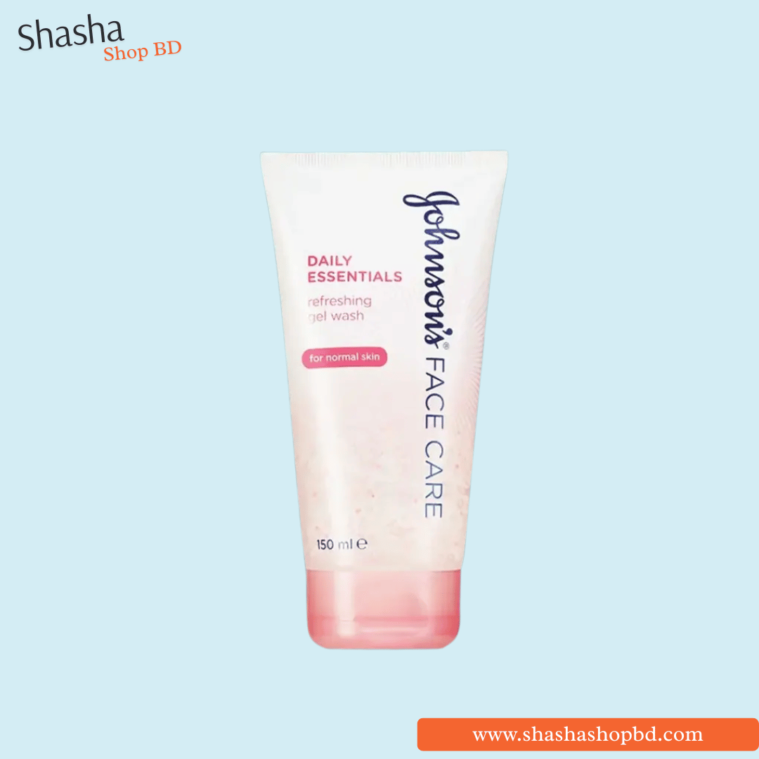 Johnson's Face Care Daily Essentials Refreshing Gel Wash 150ml | জনসন'স ফেস কেয়ার রিফ্রেশিং জেল ওয়াশ | Shasha Shop BD