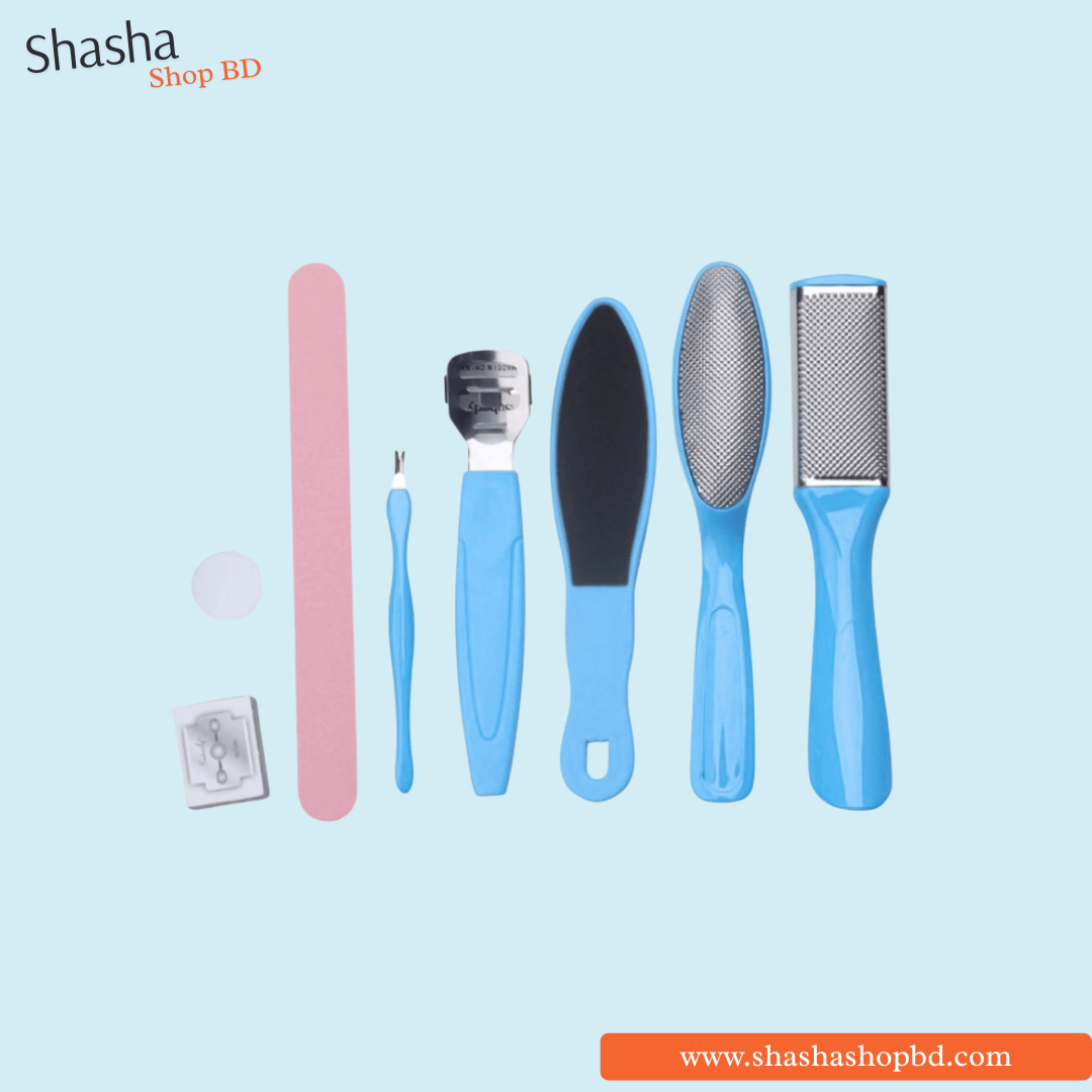 8-in-1 Foot Cleaner & Care Accessories Set | Shasha Shop BD