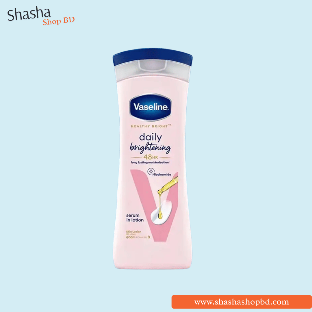 Vaseline Healthy Bright Daily Brightening Serum in Lotion 200ml | Shasha Shop BD