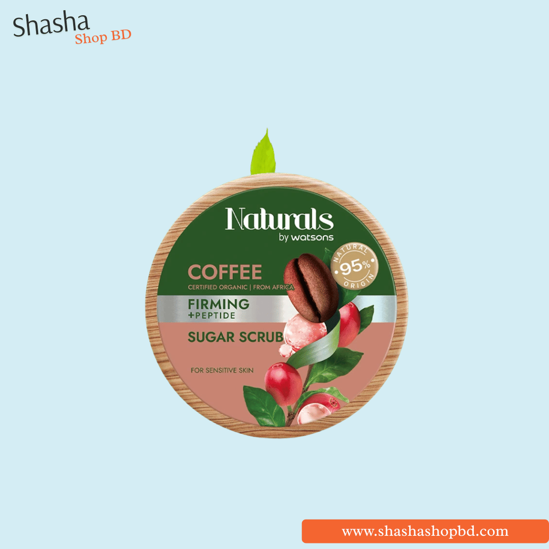 Naturals by Watsons Coffee Firming + Peptide Sugar Scrub 200g | Shasha Shop BD