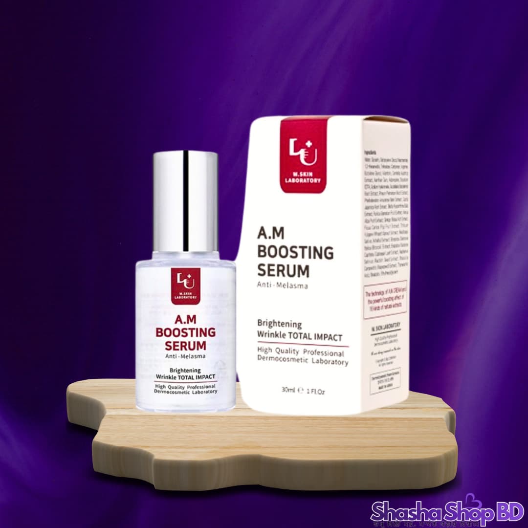 ☀️ W. Skin Laboratory A.M Boosting Serum – 30ml | Shasha Shop BD