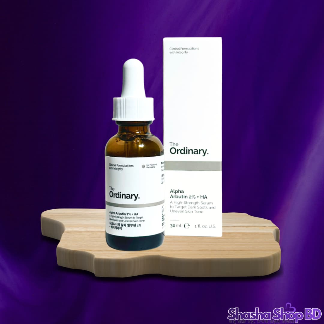 The Ordinary Alpha Arbutin 2% + HA – 30ml (New & Improved Version) | Shasha Shop BD
