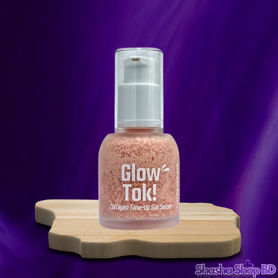 💖 Dabo Glow Tok Collagen Tone Up Sun Serum SPF 50+ PA++++ – 30ml (Sun Protection + Collagen Boosting + Pinkish Glow – একই সাথে সুরক্ষা ও তারুণ্য!)