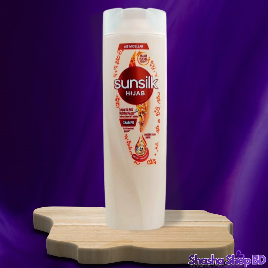 Sunsilk Hijab Refresh & Hair Fall Solution Shampoo – 300ml (Freshness & Strength – হিজাব পরিহিত চুলের সতেজতা এবং চুল পড়া রোধের সেরা সমাধান!)