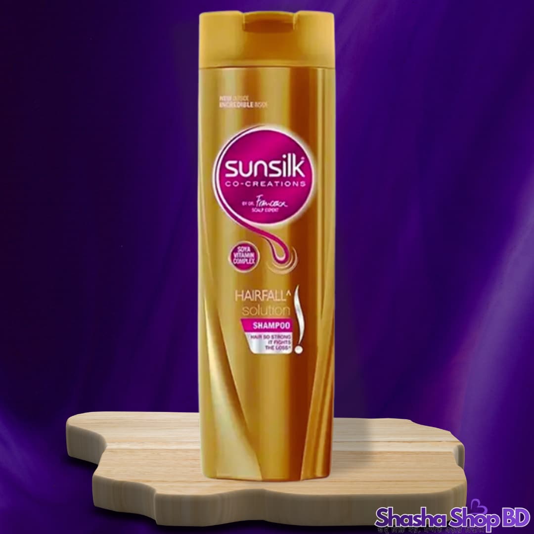 Sunsilk Hairfall Solution Shampoo – 300ml (Say Goodbye to Hair Fall – পান ১০ গুণ মজবুত এবং প্রাণবন্ত চুল!) চুল পড়া নিয়ে দুশ্চিন্তার দিন শেষ।